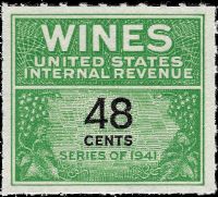 Scott RE138<br />48c Wines - Green & Black<br /><span class=quot;smallerquot;>(reference or stock image)</span>