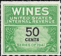 Scott RE139<br />50c Wines - Green & Black<br /><span class=quot;smallerquot;>(reference or stock image)</span>