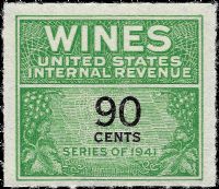 Scott RE144<br />90c Wines - Green & Black<br /><span class=quot;smallerquot;>(reference or stock image)</span>