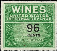 Scott RE145<br />96c Wines - Green & Black<br /><span class=quot;smallerquot;>(reference or stock image)</span>