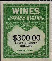 Scott RE165A<br />$300.00 Wines - Green - Black Denominations (2 Lines)<br /><span class=quot;smallerquot;>(reference or stock image)</span>