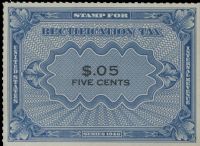 Scott RZ3<br />5c Blue & Black Rectification Stamp<br /><span class=quot;smallerquot;>(reference or stock image)</span>