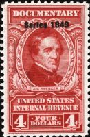 Scott R526<br />$4.00 John Canfield Spencer - Carmine<br /><span class=quot;smallerquot;>(reference or stock image)</span>