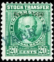 Scott RD318<br />20c Richard Rush - Green Overprinted quot;Series of 1950quot;<br /><span class=quot;smallerquot;>(reference or stock image)</span>