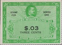 Scott RX2<br />3c Charles S. Fairchild - Yellow-green & Black - Inscribed quot;STAMP FOR SERIES 1950quot;<br /><span class=quot;smallerquot;>(reference or stock image)</span>