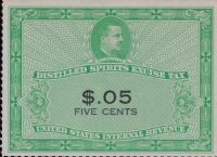 Scott RX3<br />5c Charles S. Fairchild - Yellow-green & Black - Inscribed quot;STAMP FOR SERIES 1950quot;<br /><span class=quot;smallerquot;>(reference or stock image)</span>