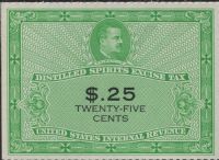Scott RX30<br />25c Charles S. Fairchild - Yellow-green & Black - Inscribed quot;STAMP FOR SERIES 1950 quot; Omited<br /><span class=quot;smallerquot;>(reference or stock image)</span>