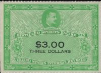Scott RX33<br />$3.00 Charles S. Fairchild - Yellow-green & Black - Inscribed quot;STAMP FOR SERIES 1950 quot; Omited<br /><span class=quot;smallerquot;>(reference or stock image)</span>