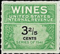 Scott RE183<br />3 2/5c Wines - Green & Black<br /><span class=quot;smallerquot;>(reference or stock image)</span>