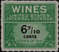 Scott RE183A<br />6 7/10c Wines - Green & Black<br /><span class=quot;smallerquot;>(reference or stock image)</span>