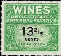 Scott RE185<br />13 2/5c Wines - Green & Black<br /><span class=quot;smallerquot;>(reference or stock image)</span>