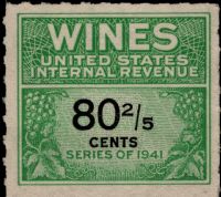 Scott RE194<br />80 2/5c Wines - Green & Black<br /><span class=quot;smallerquot;>(reference or stock image)</span>