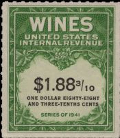 Scott RE197<br />$1.88 3/10 Wines - Green - Black Denominations (2 Lines)<br /><span class=quot;smallerquot;>(reference or stock image)</span>