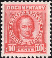 Scott R660<br />10c William Harris Crawford - Carmine - W/O Overprint<br /><span class=quot;smallerquot;>(reference or stock image)</span>