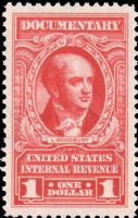 Scott R667<br />$1.00 Levi Woodbury - Carmine - W/O Overprint<br /><span class=quot;smallerquot;>(reference or stock image)</span>
