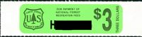 Scott RVC8<br />$3.00 National Forest Service Logo - Black on Green Paper<br /><span class=quot;smallerquot;>(reference or stock image)</span>