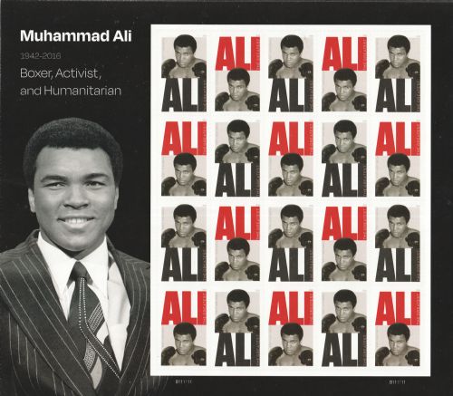 Modern U.S. Stamps: Scott 6050-6051; 6051a, Forever Muhammad Ali