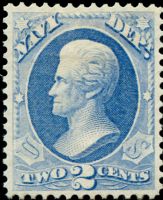 Scott O36<br />2c NAVY - Andrew Jackson - Ultramarine<br />Pane Single<br /><span class=quot;smallerquot;>(reference or stock image)</span>