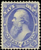 Scott O39<br />7c NAVY - Edwin Stanton - Ultramarine<br />Pane Single<br /><span class=quot;smallerquot;>(reference or stock image)</span>