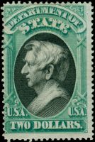 Scott O68<br />$2.00 STATE - William H. Steward - Dark-green<br />Pane Single<br /><span class=quot;smallerquot;>(reference or stock image)</span>