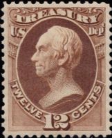 Scott O78<br />12c TREASURY - Henry Clay - Brown<br />Pane Single<br /><span class=quot;smallerquot;>(reference or stock image)</span>