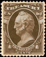Scott O80<br />24c TREASURY - Winfield Scott - Brown<br />Pane Single<br /><span class=quot;smallerquot;>(reference or stock image)</span>