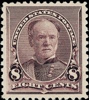 Scott 225<br />8c William T Sherman<br />Pane Single<br /><span class=quot;smallerquot;>(reference or stock image)</span>