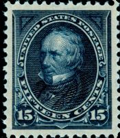 Scott 259<br />15c Henry Clay - Dark-blue<br />Pane Single<br /><span class=quot;smallerquot;>(reference or stock image)</span>