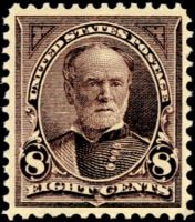 Scott 272<br />8c William T. Sherman - Violet-brown<br />Pane Single<br /><span class=quot;smallerquot;>(reference or stock image)</span>