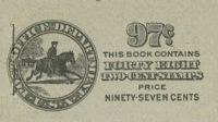 Scott BK30<br />97c | 2c George Washington<br />Booklet<br /><span class=quot;smallerquot;>(reference or stock image)</span>