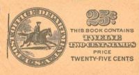 Scott BK35<br />25c | 2c George Washington<br />Booklet<br /><span class=quot;smallerquot;>(reference or stock image)</span>