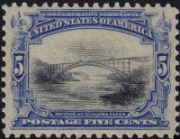 Scott 297<br />5c Bridge at Niagara Falls<br />Pane Single<br /><span class=quot;smallerquot;>(reference or stock image)</span>