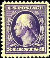 Scott 333<br />3c George Washington<br />Pane Single<br /><span class=quot;smallerquot;>(reference or stock image)</span>