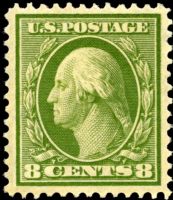 Scott 337<br />8c George Washington<br />Pane Single<br /><span class=quot;smallerquot;>(reference or stock image)</span>
