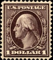 Scott 342<br />$1.00 George Washington<br />Pane Single<br /><span class=quot;smallerquot;>(reference or stock image)</span>
