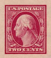 Scott 344<br />2c quot;Two Centquot; George Washington<br />Imperforate Pane Single<br /><span class=quot;smallerquot;>(reference or stock image)</span>