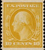 Scott 356<br />10c George Washington<br />Coil Single<br /><span class=quot;smallerquot;>(reference or stock image)</span>