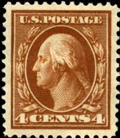 Scott 377<br />4c George Washington<br />Pane Single<br /><span class=quot;smallerquot;>(reference or stock image)</span>