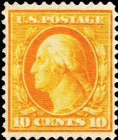 Scott 381<br />10c George Washington<br />Pane Single<br /><span class=quot;smallerquot;>(reference or stock image)</span>