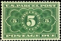 Scott JQ3<br />5c U.S Parcel Post Postage Due<br />Pane Single<br /><span class=quot;smallerquot;>(reference or stock image)</span>