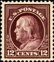 Scott 417<br />12c Benjamin Franklin<br />Pane Single<br /><span class=quot;smallerquot;>(reference or stock image)</span>