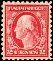 Scott 425<br />2c George Washington (Pane / VB)<br />Pane Single<br /><span class=quot;smallerquot;>(reference or stock image)</span>
