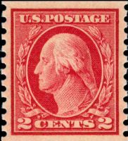 Scott 444<br />2c George Washington - Type I<br />Coil Single<br /><span class=quot;smallerquot;>(reference or stock image)</span>