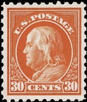 Scott 476A<br />30c Benjamin Franklin<br />Pane Single<br /><span class=quot;smallerquot;>(reference or stock image)</span>