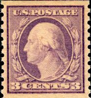 Scott 493<br />3c George Washington - Type I<br />Coil Single<br /><span class=quot;smallerquot;>(reference or stock image)</span>