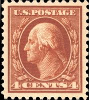 Scott 503<br />4c George Washington<br />Pane Single<br /><span class=quot;smallerquot;>(reference or stock image)</span>