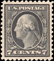 Scott 507<br />7c George Washington<br />Pane Single<br /><span class=quot;smallerquot;>(reference or stock image)</span>