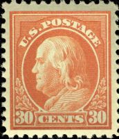 Scott 516<br />30c Benjamin Franklin<br />Pane Single<br /><span class=quot;smallerquot;>(reference or stock image)</span>