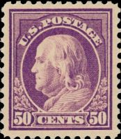 Scott 517<br />50c Benjamin Franklin<br />Pane Single<br /><span class=quot;smallerquot;>(reference or stock image)</span>