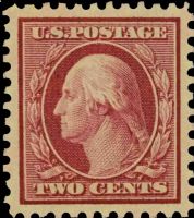 Scott 519<br />2c quot;Two Centquot; George Washington - DL<br />Pane Single<br /><span class=quot;smallerquot;>(reference or stock image)</span>